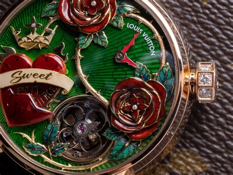 louis vuitton tambour fiery heart automata|Hands.